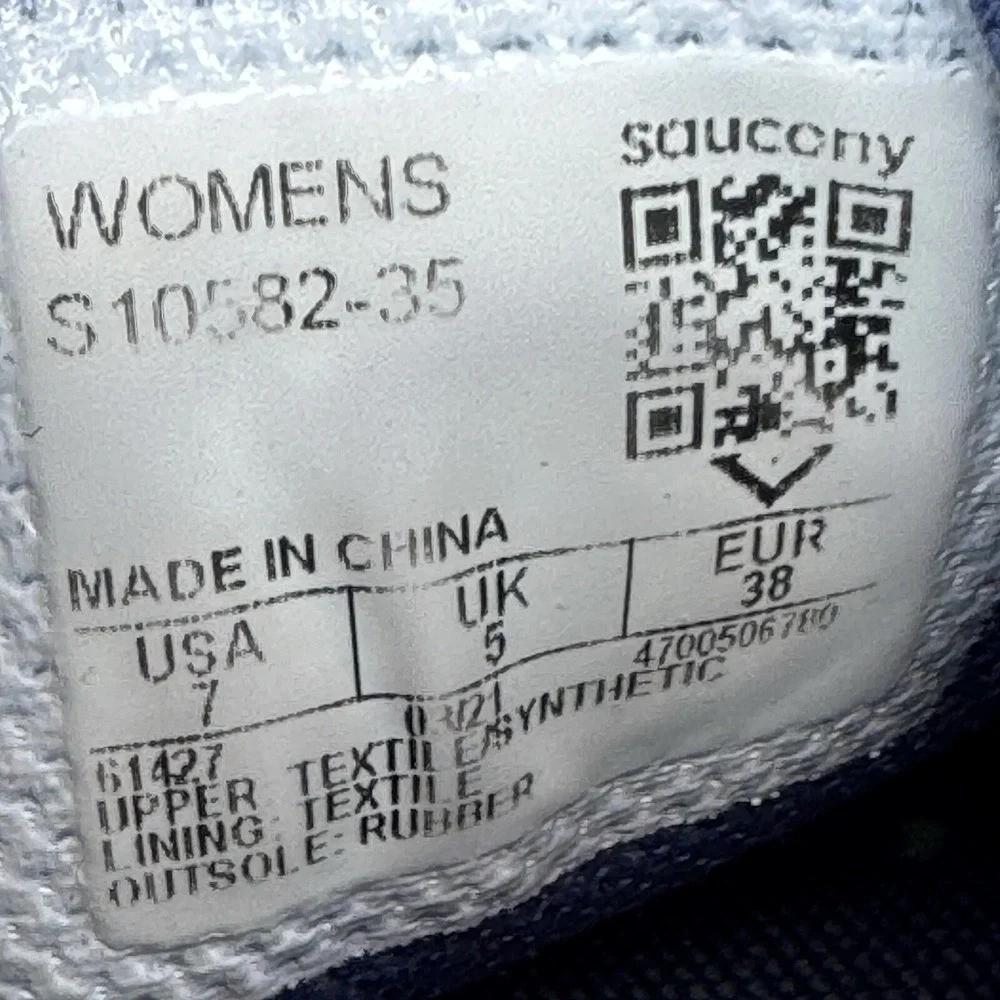 Size 7 - Saucony Woman's Mad River TR2 Blue Mesh Sneakers‎ S10582-35 - Picture 8 of 9